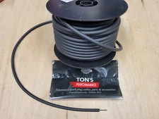 Ton's Performance 7mm Bulk Spark Plug Wire 100 ft Spool Black 500 ohms/ft USA