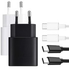 Do Samsung 25W Szybka ładowarka Wtyczka USB-C Kabel do Galaxy S20 S21 S22 +
