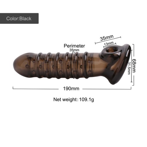 Bigger Male Cock-Girth-Enlarger-Enhancer-Penis-Extension-Extender-Sheath-Sleeve - Picture 29 of 72