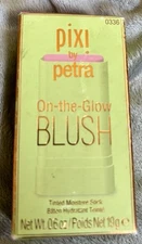 PIXI On-the-Glow Blush FLEUR Pink Hydrating Tinted Moisture Blush Stick NEW BOXE
