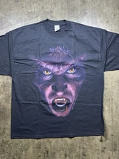 Vintage Fashion Victim Dark Swear Dracula Big Print NWOT 2XL Black T Shirt 