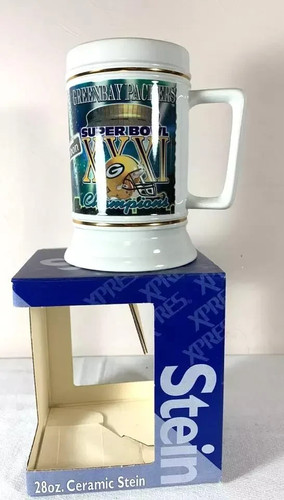 1997 Green Bay Packers Super Bowl XXXI Champions Stein NIP New Orleans - Picture 3 of 3