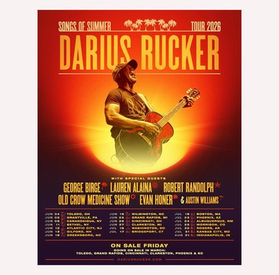 Darius Rucker announces 2026 Songs of Summer Tour Poster