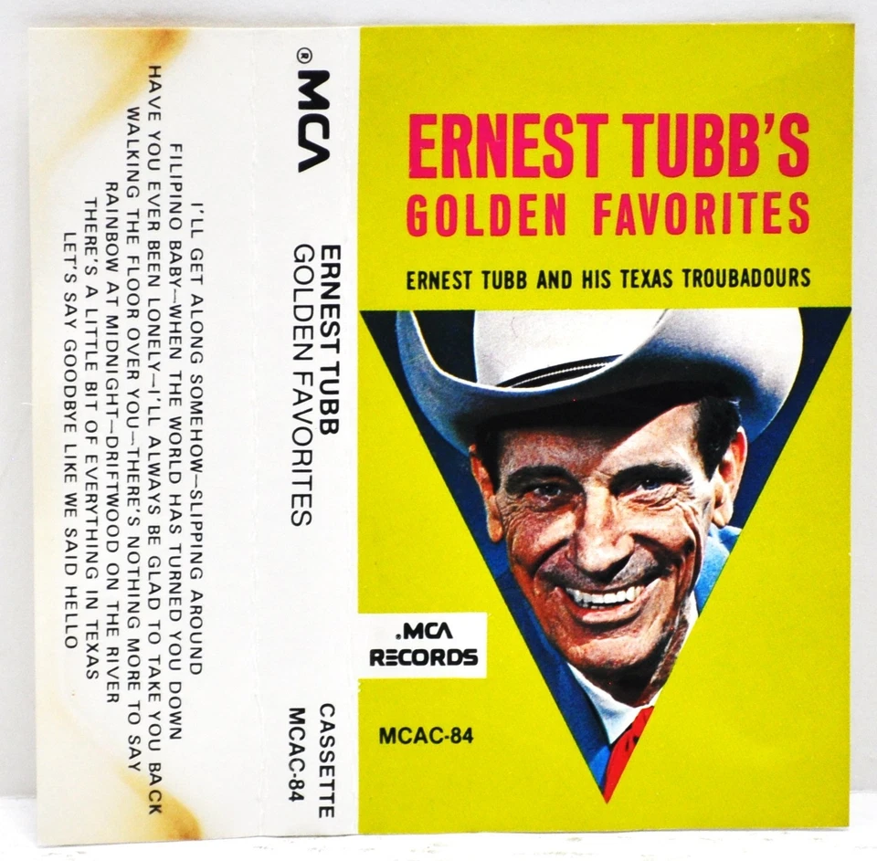 ERNEST TUBB'S GOLDEN FAVORITES   1980     Cassette   MCAC-84 - Image 2 of 4
