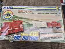 Marx 4 Unit Diesel Electric Freight Train Set 2915 The Meteor - In Original Box