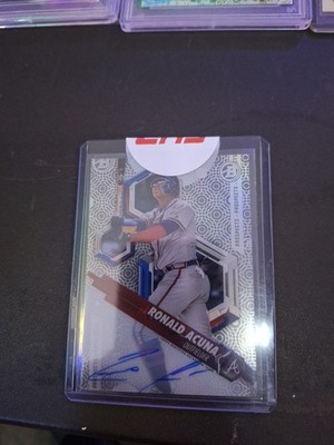 2018 Bowman High Tek - Prospects Ronald Acuña Jr. #PHT-RA Autographs (AU, RC)
