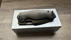 Kunwu Knives Gringo Folding Knife 3.63" Black S390 Blade Titanium Skiff Bearings — photo 6