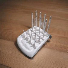 Munchkin Fold Baby Bottle Countertop Drying Rack White Grey