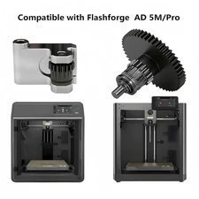 Hardened Steel Extruder Gear Set for Flashforge Adventurer 5M /5M Pro 3D Printer
