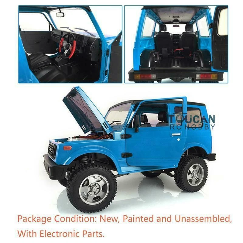 SIXER1 Capo 1/6 RC Crawler Car Off-Road Vehicle Model W/ESC Lights I6S Radio - Image 2 of 4