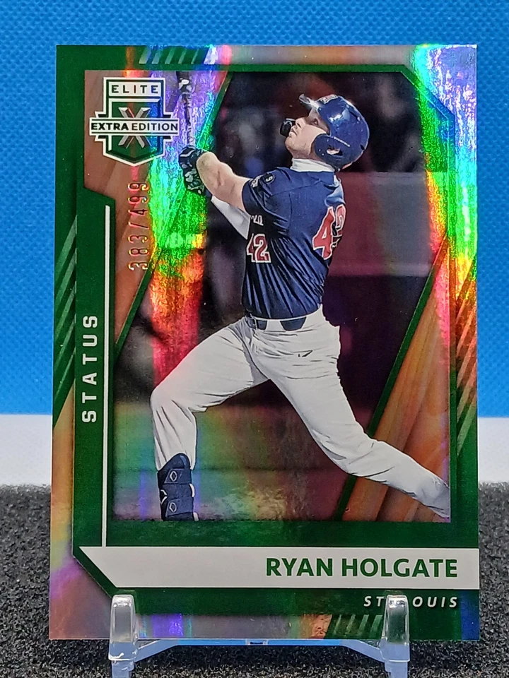 Ryan Holgate Green /499 2021 Panini Elite Extra Edition #70 St Louis Cardinals - Image 4 of 4