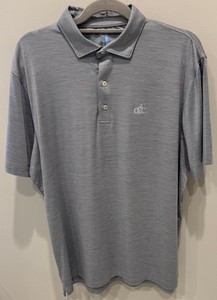 Ozaukee Country Club - johnnie-O Golf Shirt - Men's Size Large - Gray