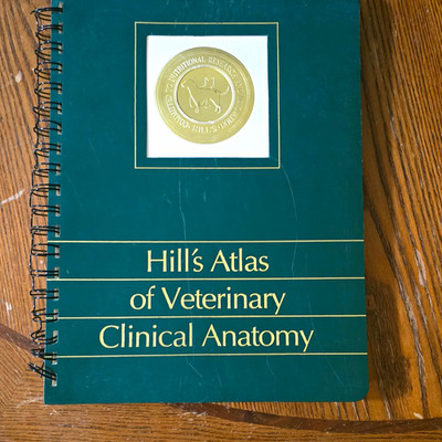 Hill's Atlas Of Veterinary Clinical Anatomy (1989 Spiral Bound) Illustrated
