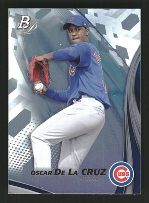 Oscar de la Cruz 2017 Bowman Platinum #TP-OD Top Prospects Chicago Cubs