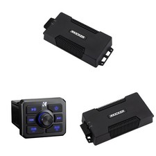 Kicker 51KBTR Powersport Bluetooth Receiver w/ 48PXA3001 48PXA4004 Amplifier