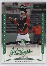 2014 Leaf Perfect Game Showcase Auto Green 3/10 Joe Davis #A-JD1 Auto 0b2