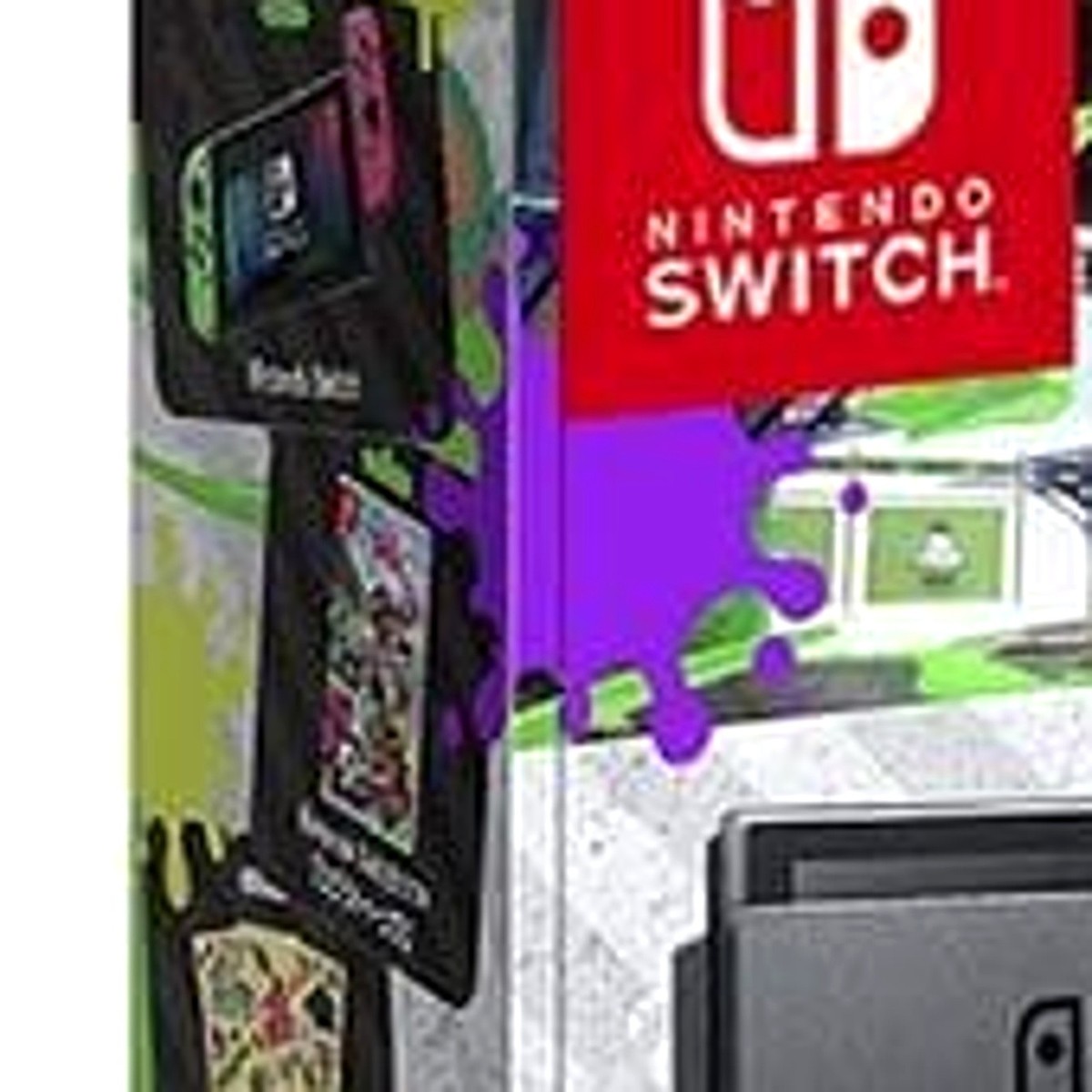 Nintendo Switch HAC-001 Splatoon 2 Console Bundle - Neon