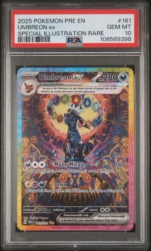 Umbreon EX Prismatic Evolutions Special Illustration PSA 10