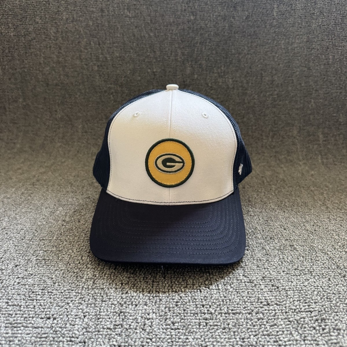 '47 Brand Green Bay Packers Trucker Snapback White Green One Size Hat