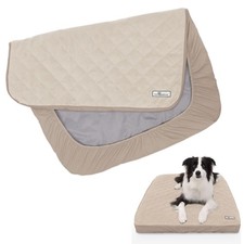 Waterproof Fitted Cover for Dog Bed Washable Bed Protector for Dog Mattress...