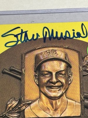 Stan Musial HOF Postcard Signed Blue Ink JSA L23510 SGC B 41377 | eBay