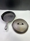 Griswold No7 Self Basting Skillet w/Cover 701G Griswold Skillet 1097 Lid#7