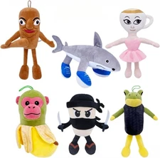 Tung Tung Sahur Italian Brainrot Plush Doll Soft Toy Stuffed Animal Gift For kid