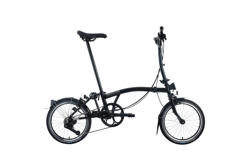 Brompton 2026 C Line - 4 Speed - Mid handlebar - Matt Black Folding Bike