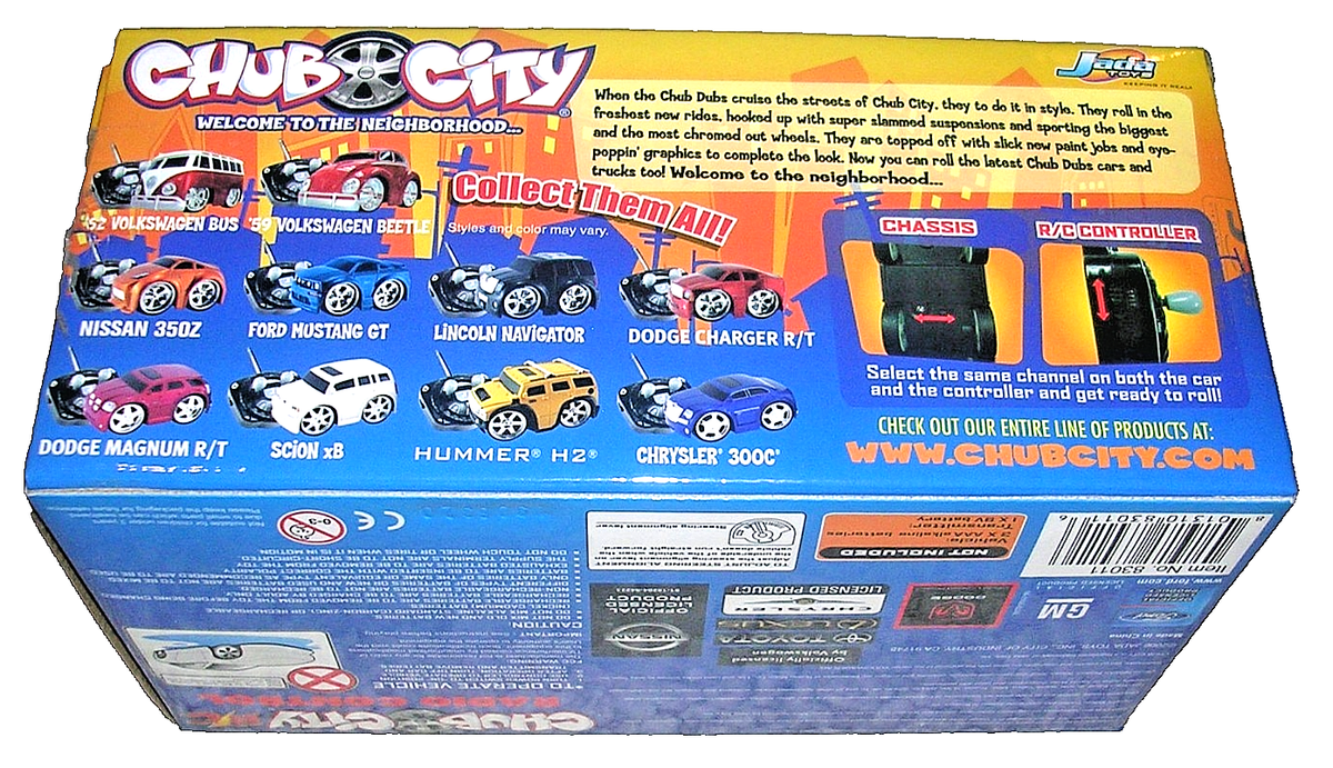Jada Chub City RC 1962 VW Bus Red White Volkswagen Radio Control
