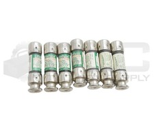 LOT OF 7 LITTELFUSE FLNR 3-2/10 SLO BLO FUSE 3-2/10A 250VAC