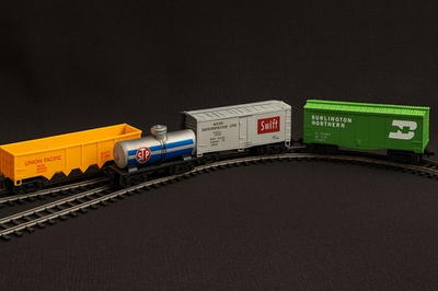 #ad Scale Freight Car Lot Swift STP Burlington Northern Union Pacific $25.00
