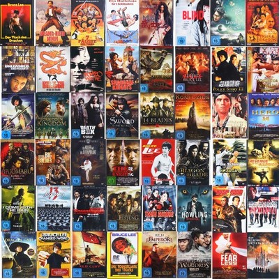 DVD Filme Asia Sammlung Jackie Chain Jet Li Shaw Brothers Bruce Lee Auswählen