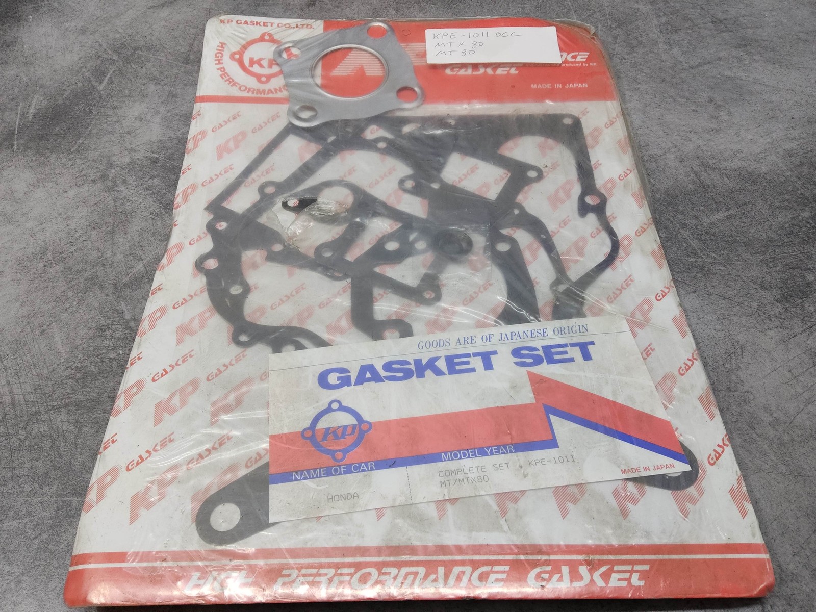 Kit joints moteur MTX80 MT80 HONDA KPE-1011OCC complet en graphite pour moto