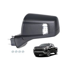 Side Mirror Compatible with 2019-2025 Chevy Silverado 1500 RST with Turn Sign...