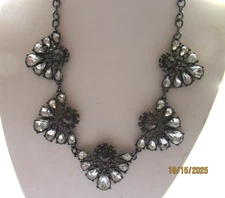 Black Metal Victorian Revival Gothic Necklace