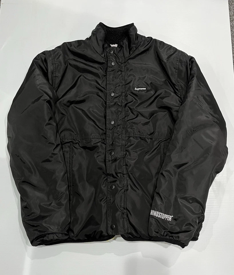 Chaqueta polar reversible Supreme en bloques de color FW2020 roja amarilla azul talla pequeña Foto 3 de 4