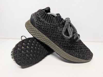NoBull Allday Knit Shoes Crossfit Mens Sz 7 Triple Black Trainers Sneakers Gym