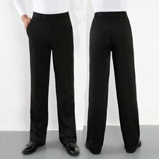 Ballroom Latin Salsa Dance Pants For Men Tango Modern Rumba Competition Trousers