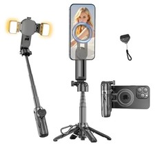Magnetic Mini Phone Selfie Stick, Small Portable Pocket Tripod for