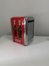 Coca-Cola Ice Coke tissue Napkin Dispenser  Tin Table Advertising Retro  2012