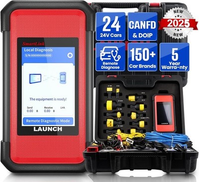 2025 Launch X431 SmartLink C HDIII Diagnosegerät für Heavy Duty 12V 24V LKW PKW