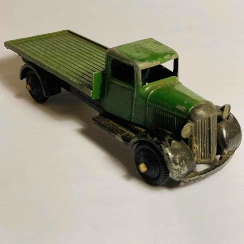 Dinky Toys #25 Flat Bed Truck Lorry - Original Vintage (ref10)