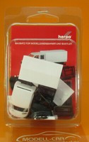 Herpa 013499 Minikit Mb Sprinter 2018 Doka Pritsche Plane Weiß 1:87 Neu Modell