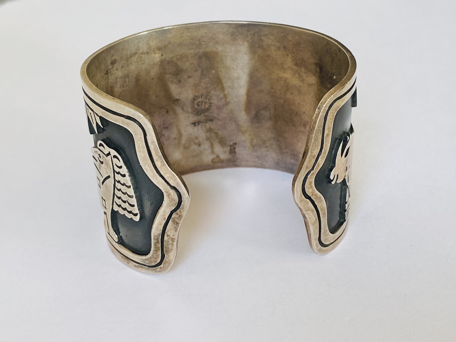 VINTAGE TAXCO MEXICO STERLING SILVER JUNGLE SAFARI AN… Gem