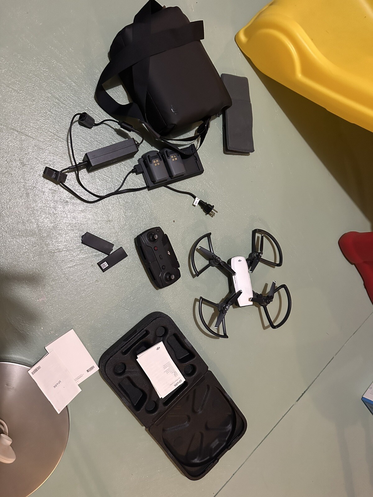 DJI Spark Fly More Combo Camera Drone - White-image