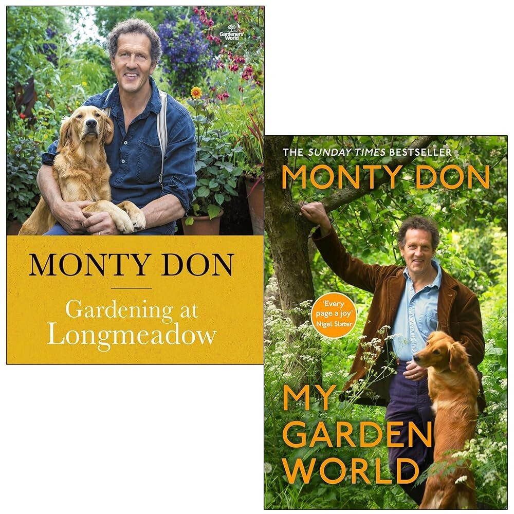 Gardening at Longmeadow & My Garden World By Monty Don 2 Books Collection Set