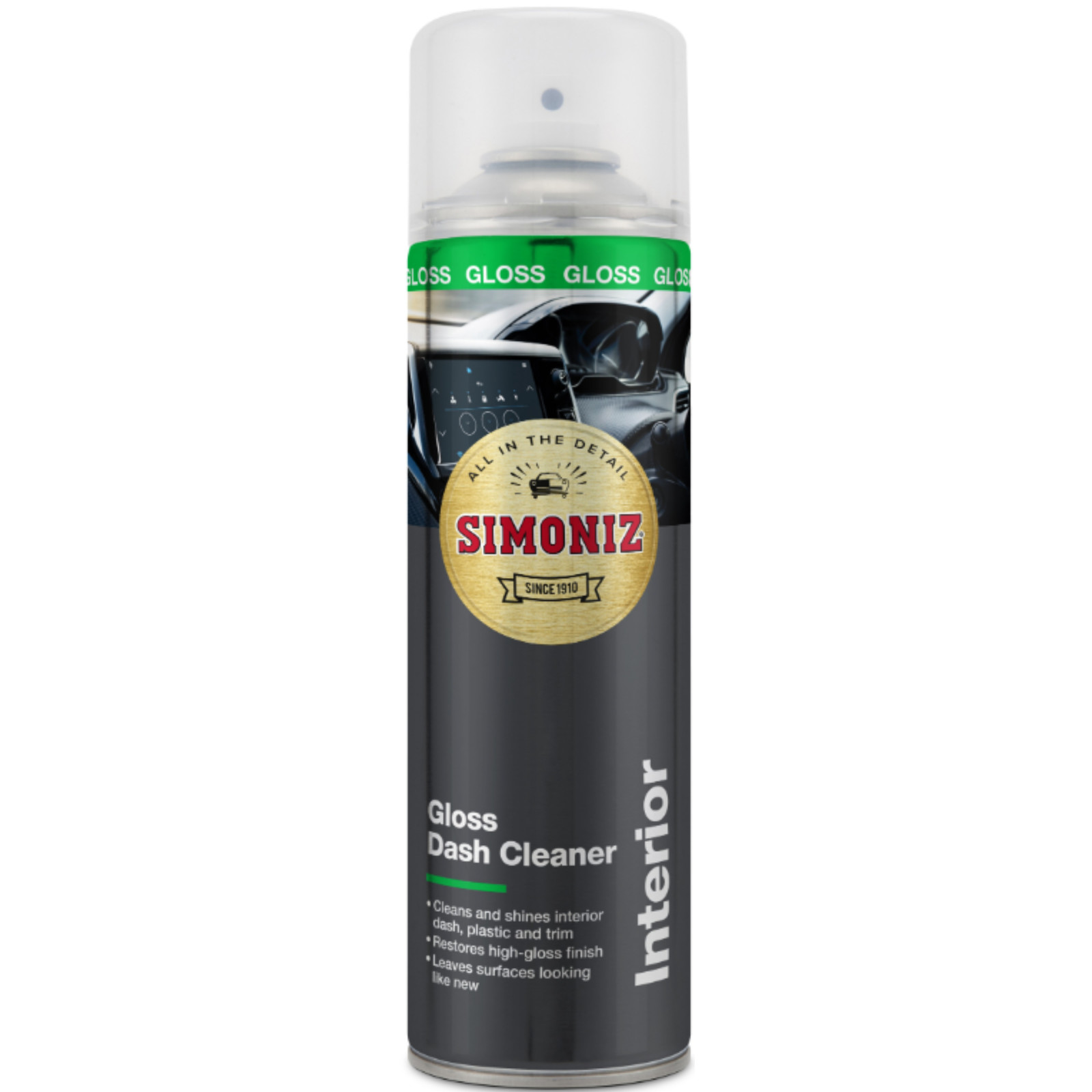 SIMONIZ Gloss Dashboard Lemon Cleans Shine Interior Dashboard Plastic  500mL