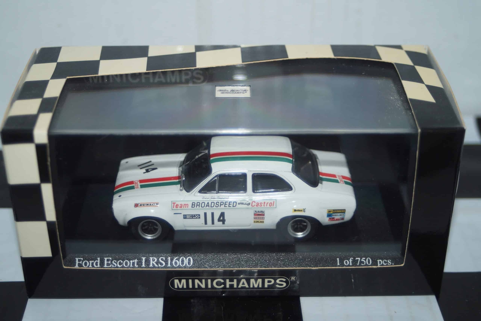 Minichamps Ford Escort MK1 RS 1600 #114 Brands Hatch 1971 Fitzpatrick 400 718...