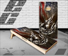 Ghost Eagle Tear Cornhole Boards Bean Bag Toss Game