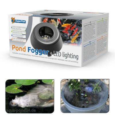 Superfish schwimmender Teich Nebler mit LED - Pond Fogger 